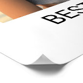 1 FotoCollage Minimalistisch - Bestes Jahr Poster (Ecke)