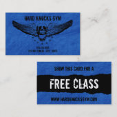 1 freier Klassen-Trainings-Turnhallen-Visitenkarte Visitenkarte (Vorne/Hinten)