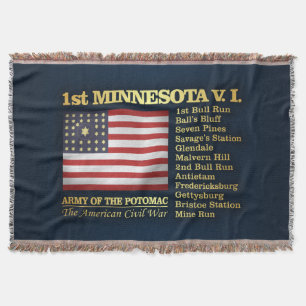 1. Freiwillige Infanterie Minnesotas (BH) Decke