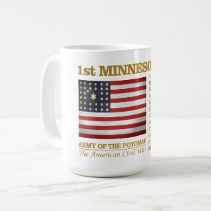 1. Freiwillige Infanterie Minnesotas (BH) Kaffeetasse