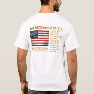 1. Freiwillige Infanterie Minnesotas (BH) T-Shirt