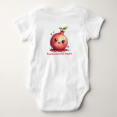 1. Fruchtbare Anfänge Baby Strampler (Rückseite)