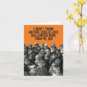 1 Funny Halloween Card - Von Zahnärzten geliebt Karte (Gelbe Blume)