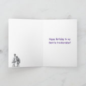1 Funny Happy Birthday - Alte Troublemakers Feiertagskarte (Innenseite)