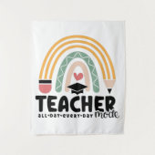 1- Funny Teacher Mode Teaching Geschenk für Lehrer Wandteppich (Vorderseite)