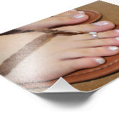 1-Fuß-Wunder Feet Foto Print (Ecke)