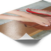 1-Fußball-Shoe-Dilemma Foto Print (Ecke)