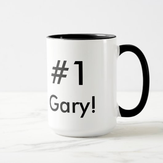 #1 Gary Vorgesetzt-Ausführender Tasse (Rechts)