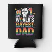 1. Gayest-Vater der Welt LGBT am Sonntag des Vater Dosenkühler (Vorderseite)