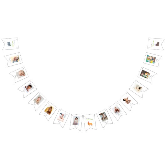 1. Geburtstag 12 Monat Foto Banner (Alle)