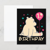 1. Geburtstag | 1 Jahr Baby | Erstes Geburtstagsge (Vorne/Hinten)