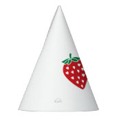 1. Geburtstag 1 Strawberry Partyhütchen (Links)