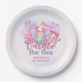 1. Geburtstag am Meer Pappteller (Vorderseite)