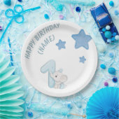 1. Geburtstag (Anpassbarer Text und Name) Pappteller (Party)