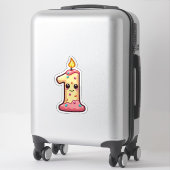 1. Geburtstag Aufkleber (Koffer)
