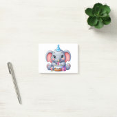 1. Geburtstag Baby Elefant Post-it Klebezettel (Büro)