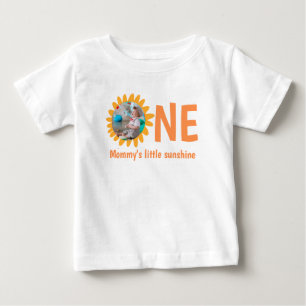 1. GEBURTSTAG BABY SCHLIESSEN CUSTOM-FOTO T-SHIRT
