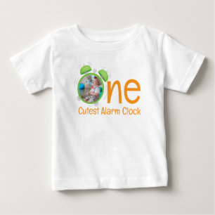 1. GEBURTSTAG BABY SCHLIESSEN CUSTOM-FOTO T-SHIRT