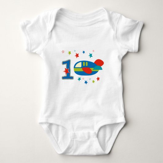 1. Geburtstag Baby Strampler (Vorderseite)