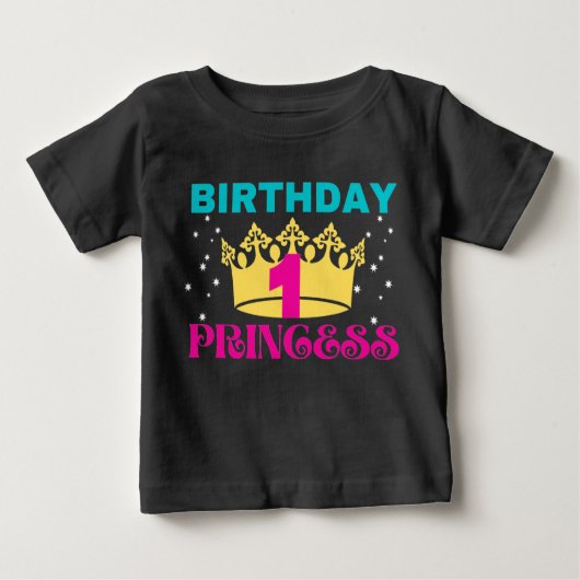 1. Geburtstag Baby T-shirt (Vorderseite)