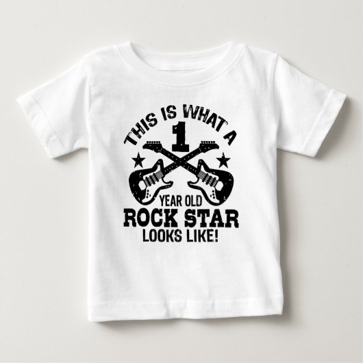 1. Geburtstag Baby T-shirt (Vorderseite)