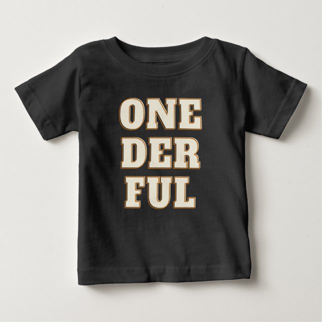 1. Geburtstag Baby T-shirt (Vorderseite)