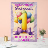 1. Geburtstag Ballon Thema Acrylschild (Hochzeit)