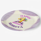 1. Geburtstag Ballon Thema Pappteller (Schrägansicht)