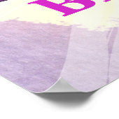 1. Geburtstag Ballon Thema Poster (Ecke)