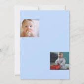 1. Geburtstag Balloons hell farbenfroh Festival Einladung (Rückseite)