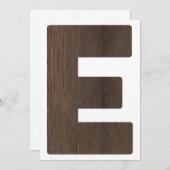 1. Geburtstag Bannerbrief E für einen Einladung (Vorne/Hinten)