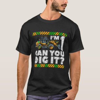 1. Geburtstag Bauwagen I m 1 kann man fahren T-Shirt