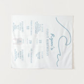 1. Geburtstag Beach Club Der große Meilenstein Fak Wandteppich (Vorderseite (Horizontal))