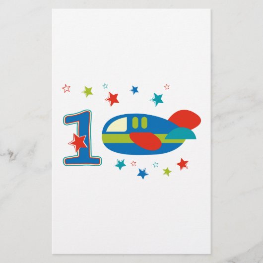 1. Geburtstag Briefpapier (Vorderseite)