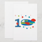 1. Geburtstag Briefpapier (Vorne/Hinten)