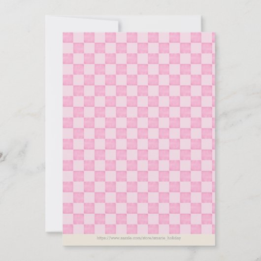 1. Geburtstag Cupcake Party Einladung (Rückseite)