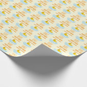 1. Geburtstag der Ente Geschenkpapier (Ecke)