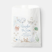 1. Geburtstag der Meerestiere Geschenktütchen (Vorderseite)