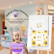 1. Geburtstag des Babys - Unsere kleine Sonnenblum