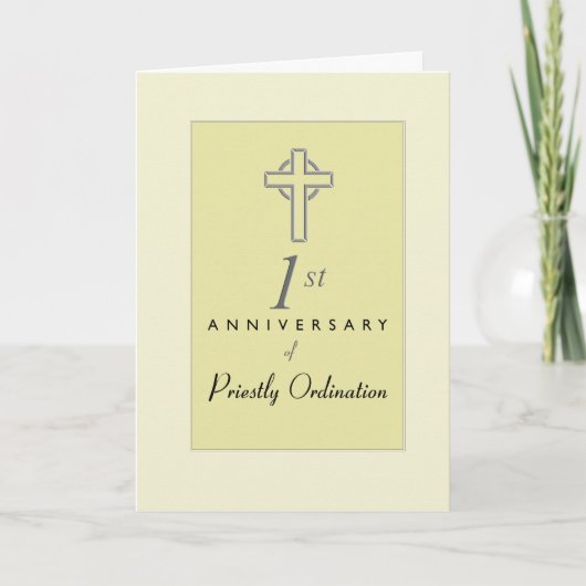 1. Geburtstag des Priesters mit dem besessenen Kre Karte (Vorderseite)