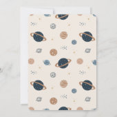 1. Geburtstag des Raketenabschusses Einladung (Rückseite)