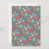 1. Geburtstag Dinosaurier Einladung (Rückseite)