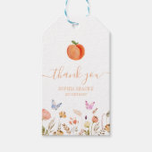 1. Geburtstag eines Sweet Peach Girl Geschenkanhänger (Vorderseite)