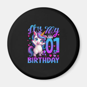 1. Geburtstag Einhorn Es ist mein 1. Geburtstag Ta Magnet