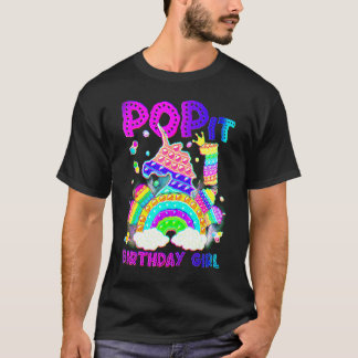 1. Geburtstag Einhorn Fidget Pop Es Geburtstagskin T-Shirt