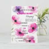 1. Geburtstag Einladung (Stehend Vorderseite)