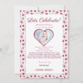 1. Geburtstag Einladung (Vorderseite)