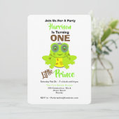 1. Geburtstag Einziger Prinz Niedlich Einladung (Stehend Vorderseite)