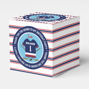 1. Geburtstag Eis-Hockey-Jerseys danken Ihnen Geschenkschachtel