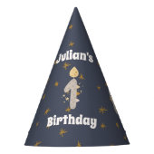 1. Geburtstag - Erster Umlauf um die Sonne Partyhütchen (Vorderseite)